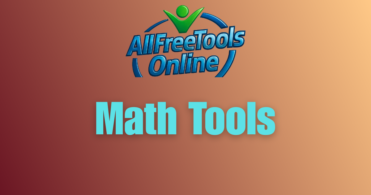 Math Tools