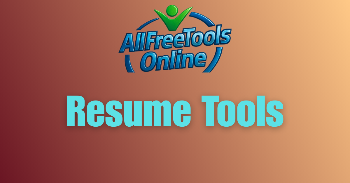 Resume Tools