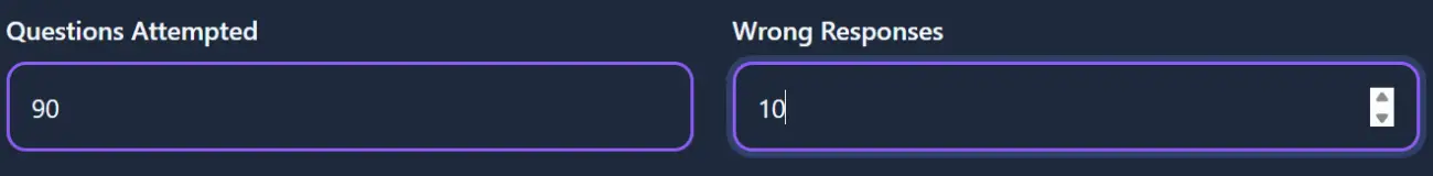 SSC Marks Calculator Step 2