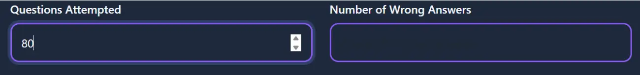 UPSC Marks Calculator Step 2