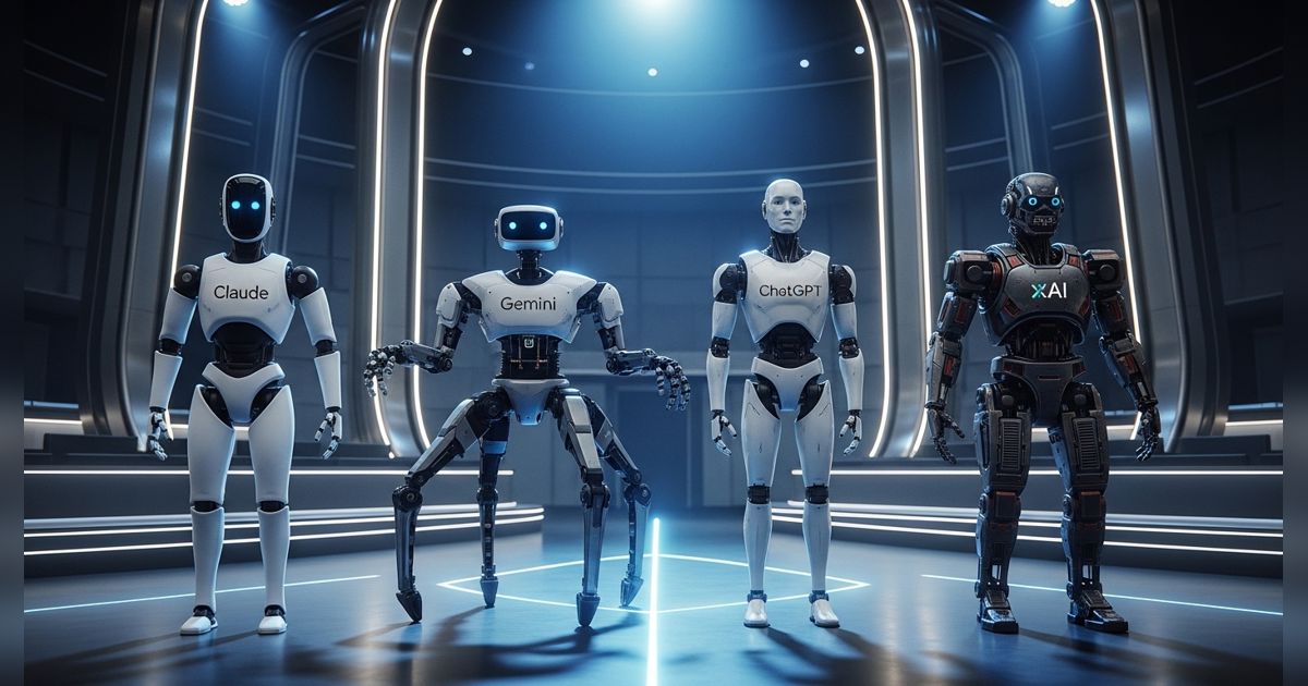 Claude vs Gemini vs ChatGPT vs Grok: AI Comparison 2026